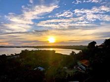 Beluu Seaview Hotel - Palau. Sunset.